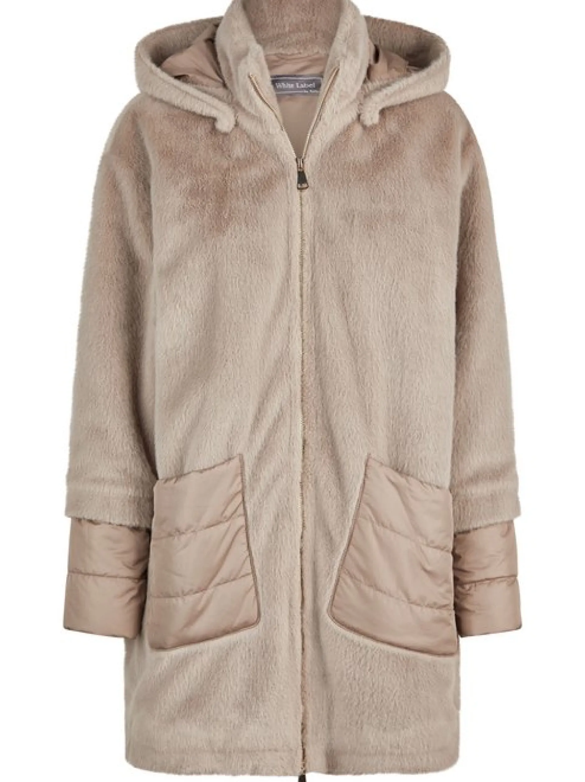 White Label Damen Longjacke in taupe