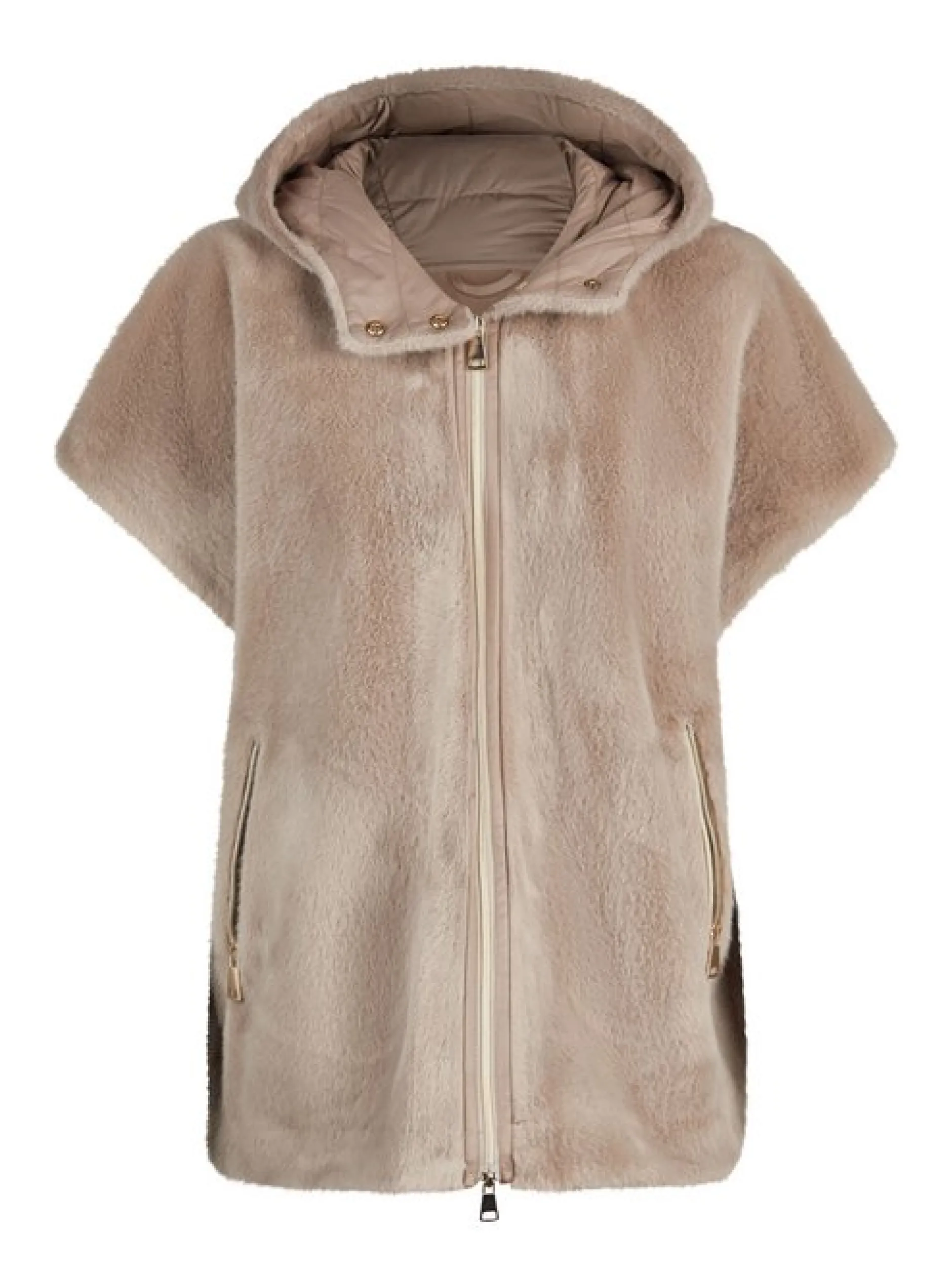 White Label Damen Poncho-Weste in grau