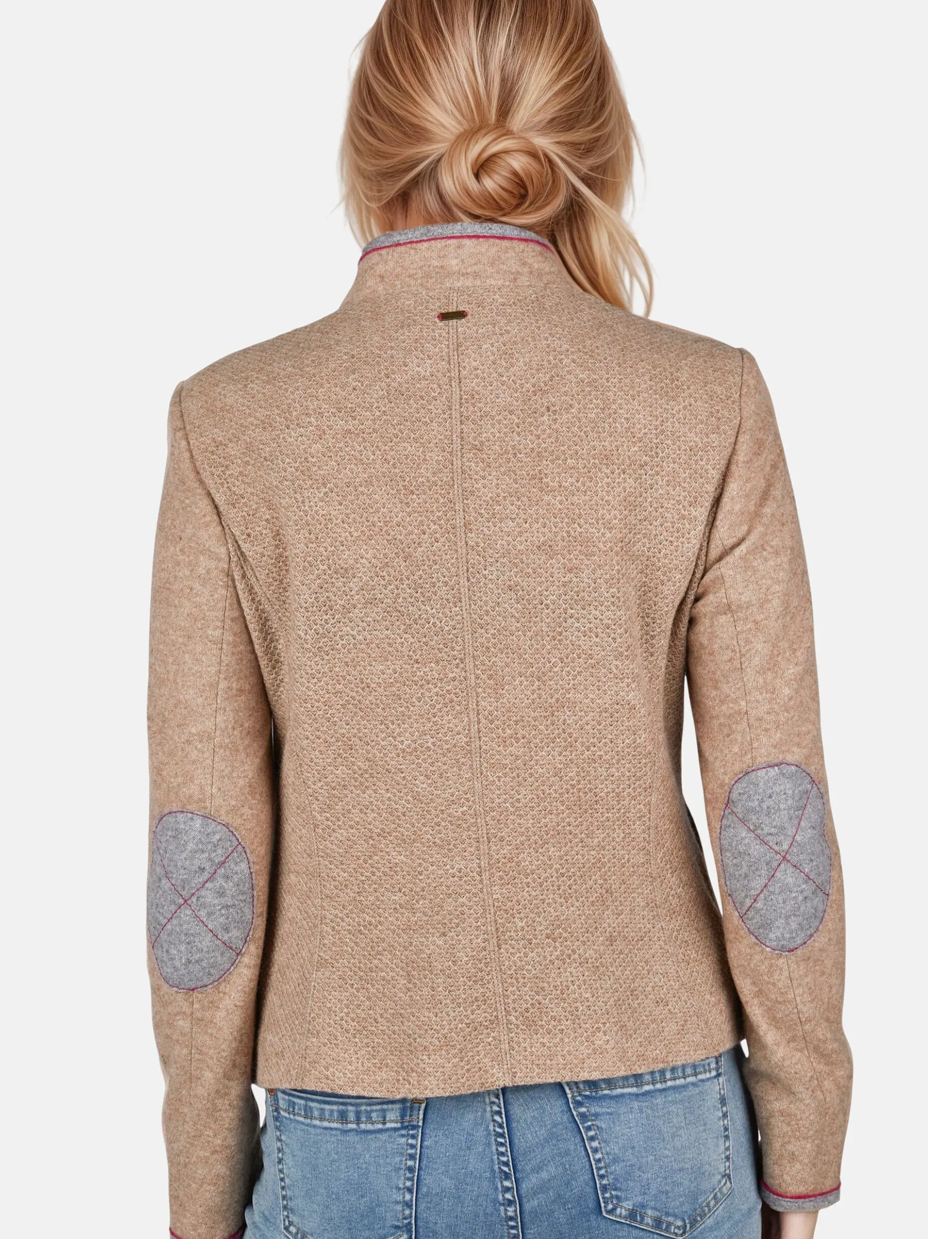 White Label Damen Stehkragenjacke in beige