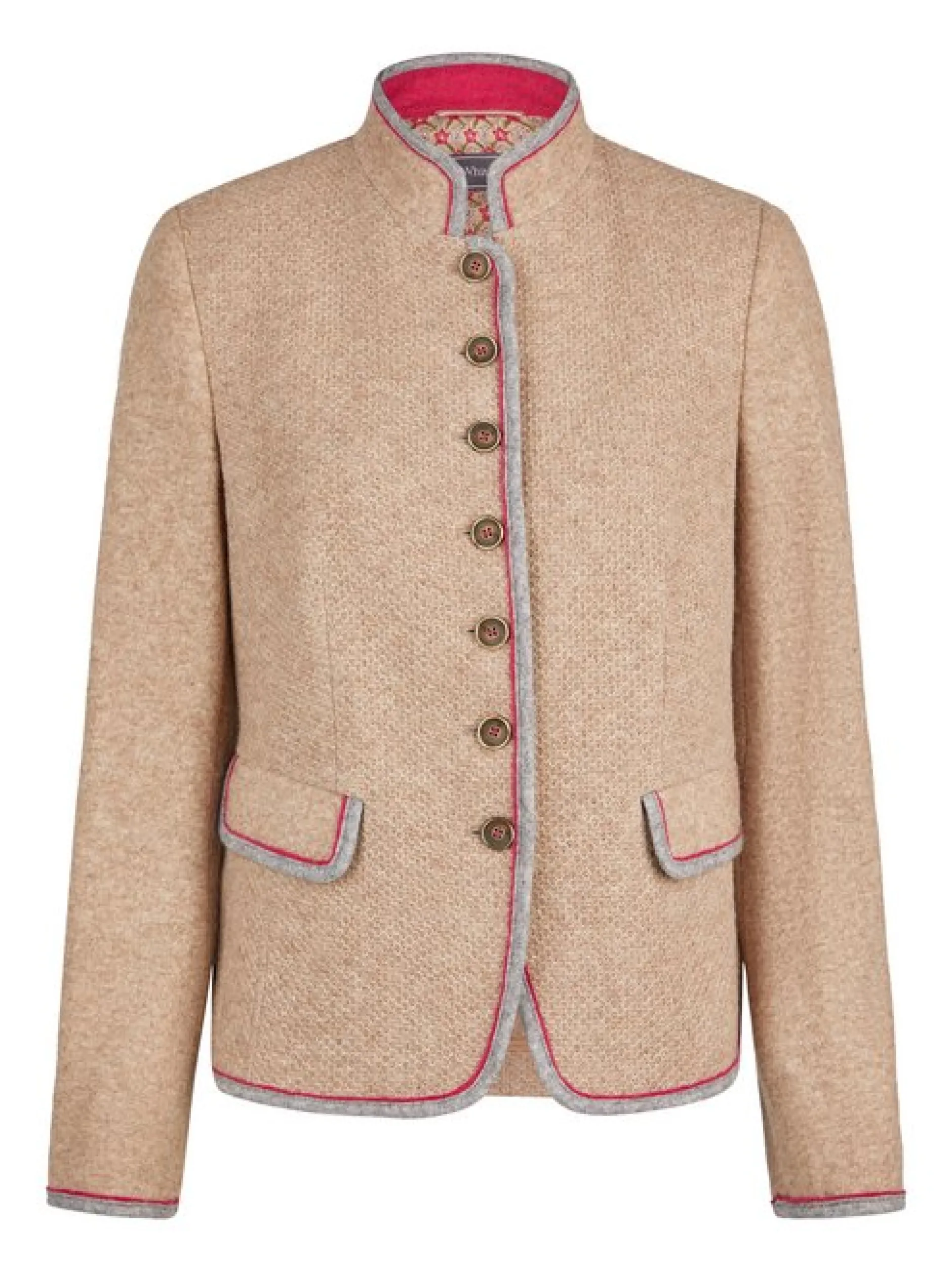 White Label Damen Stehkragenjacke in beige