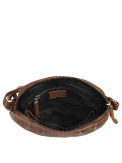 X-Zone Damen Umhängetasche in cognac