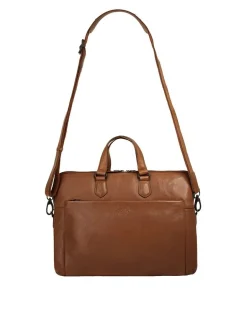 X-Zone Unisex Aktentasche in cognac