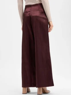 Y.A.S Damen Hose - YASTira in bordeaux - Länge: lang