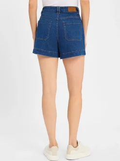 Y.A.S Damen Jeans-Shorts - YASNema in denim