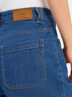 Y.A.S Damen Jeans-Shorts - YASNema in denim
