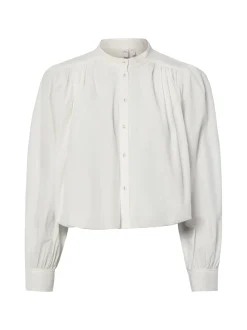 Y.A.S Damen Rüschenbluse - YASCilva in weiß