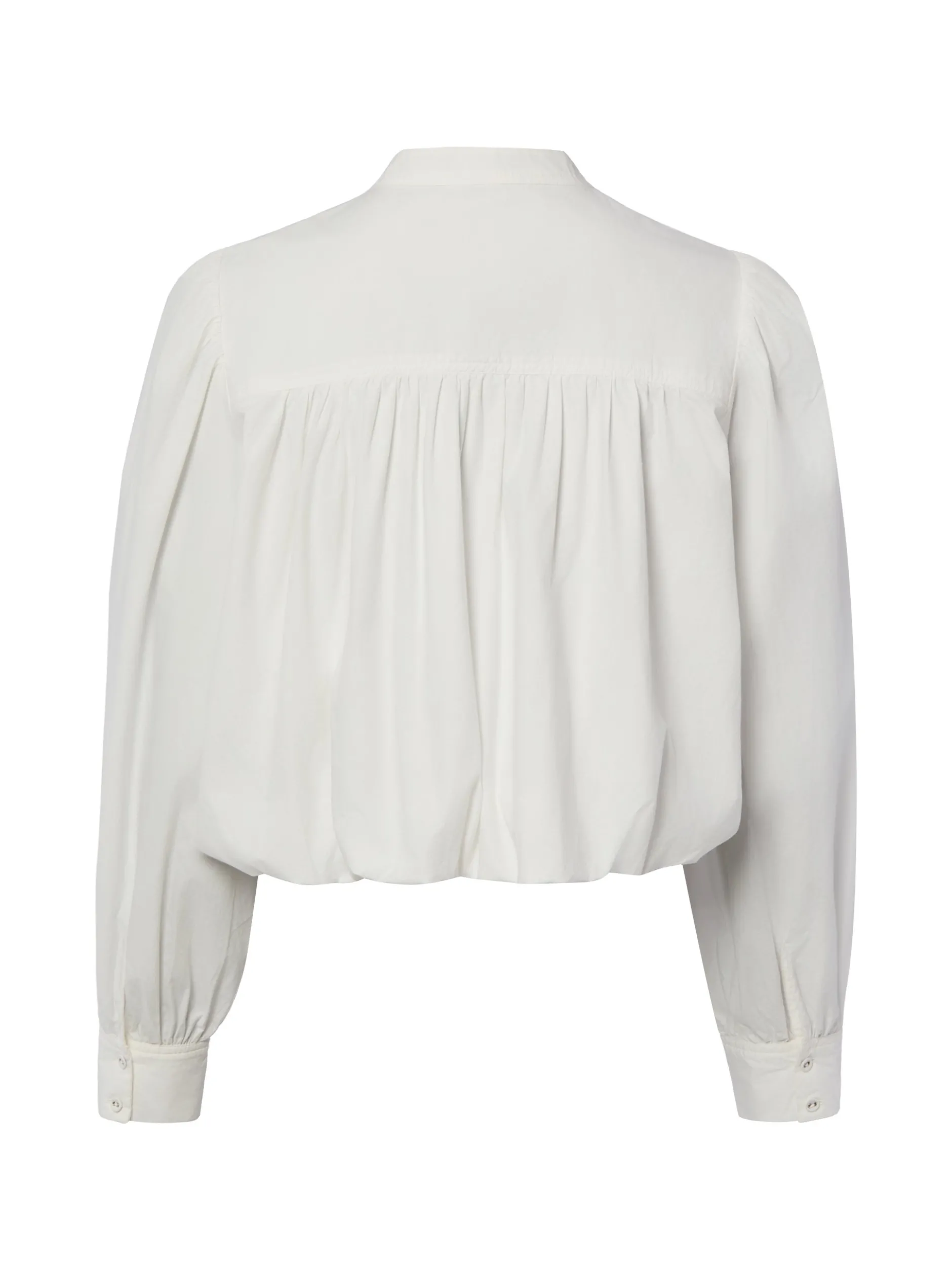 Y.A.S Damen Rüschenbluse - YASCilva in weiß