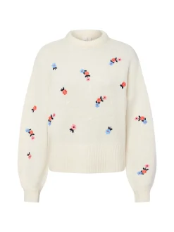 Y.A.S Damen Strickpullover - Yasnanna in ecru mehrfarbig