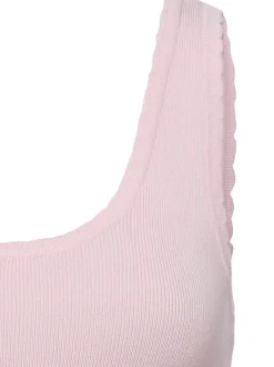 Y.A.S Damen Strick-Top - YASLena in rosa