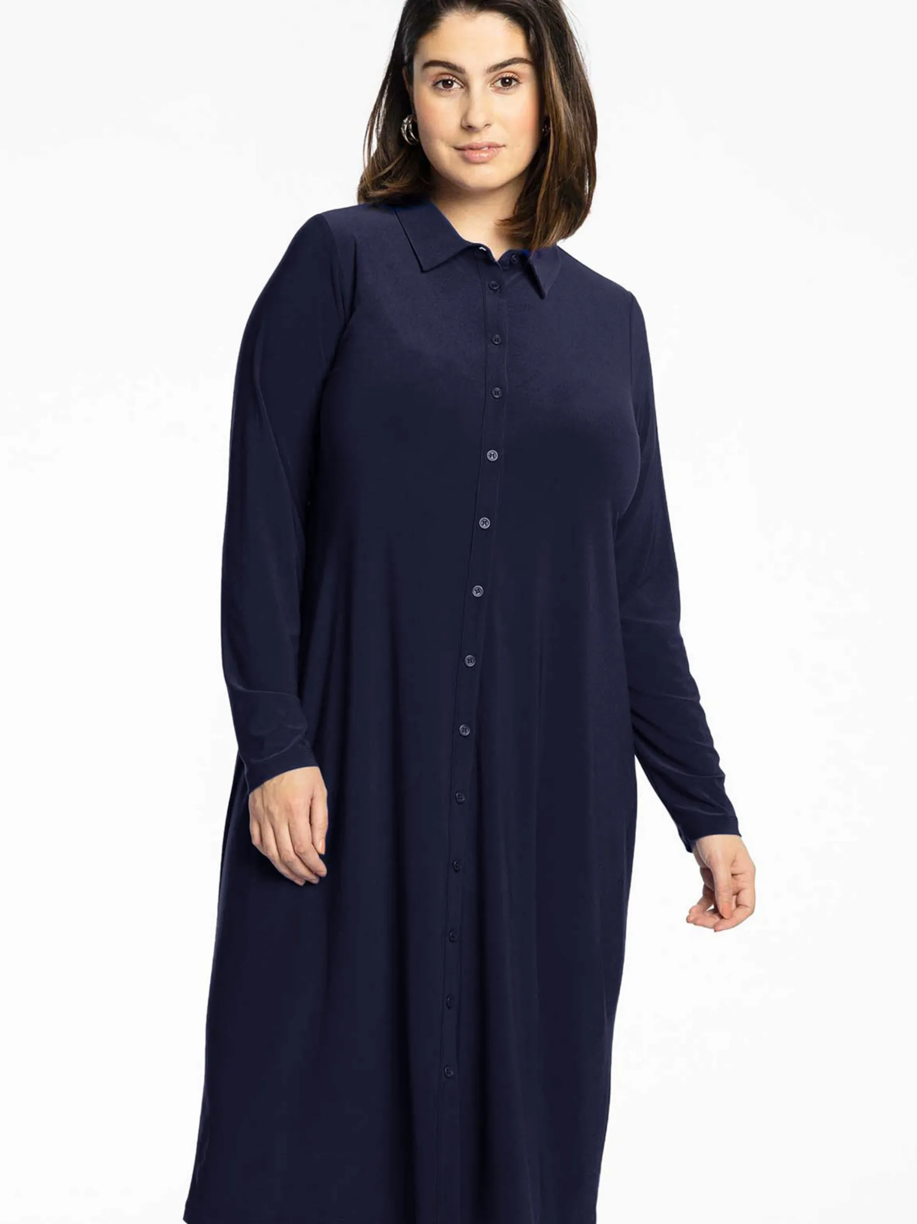 YOEK Damen Bluse in blau