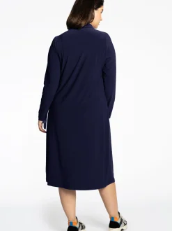YOEK Damen Bluse in blau