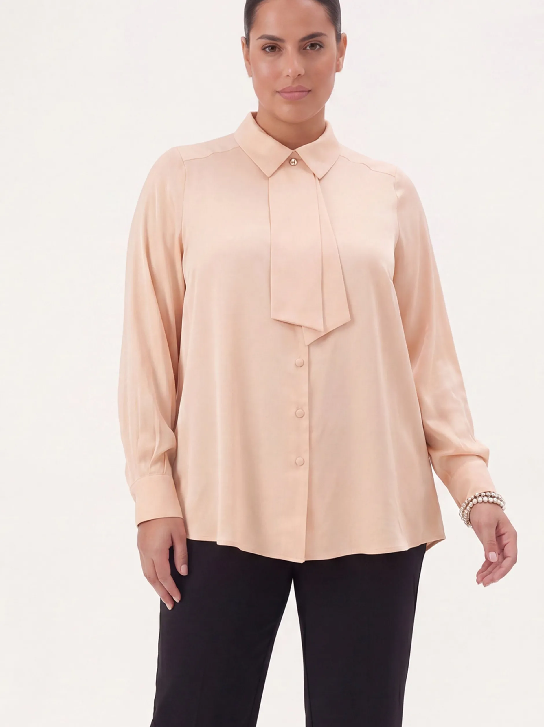 YOEK Damen Bluse in rosa
