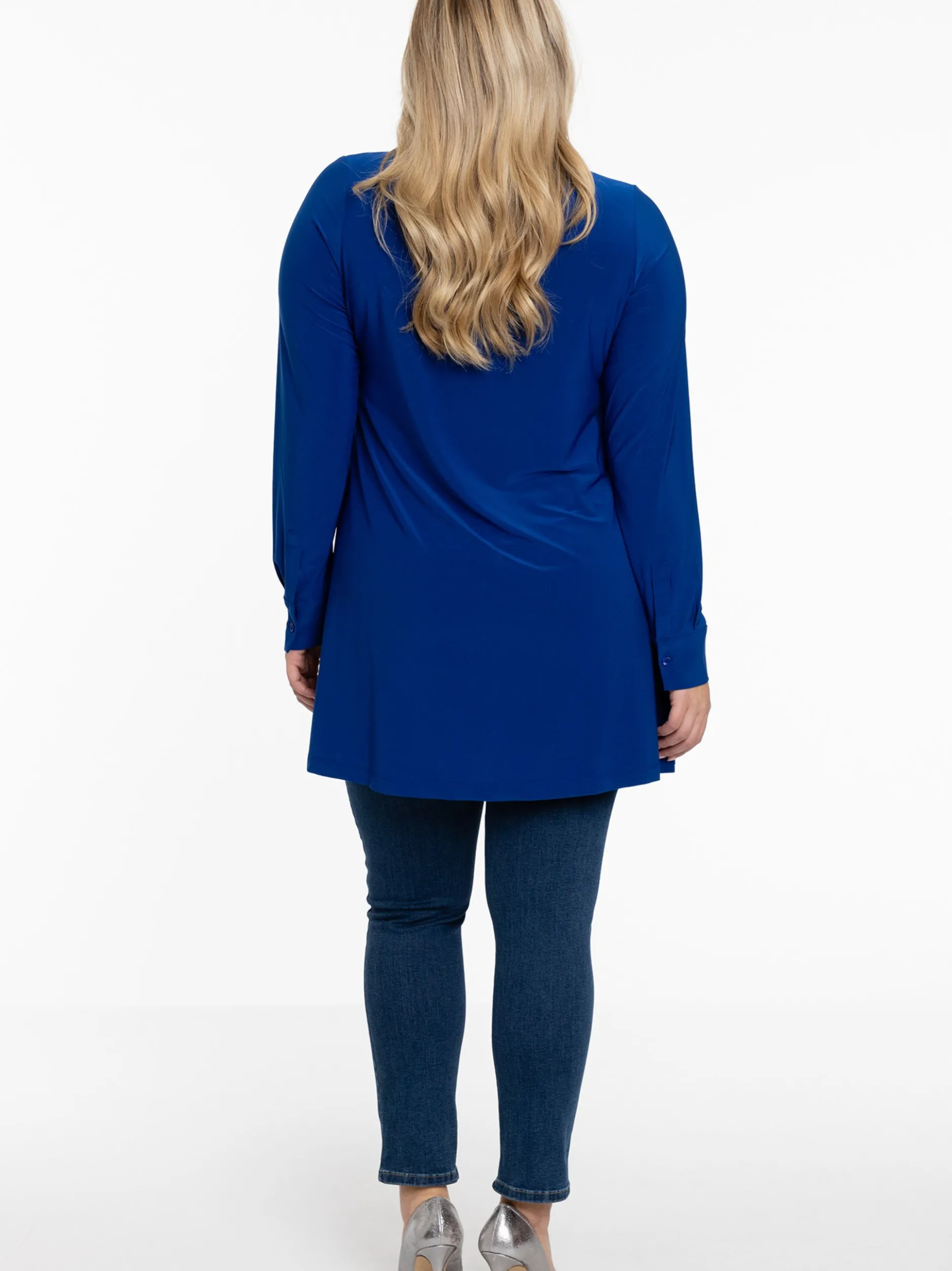 YOEK Damen Bluse in royal