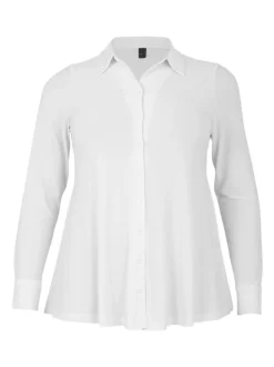 YOEK Damen Bluse in weiß
