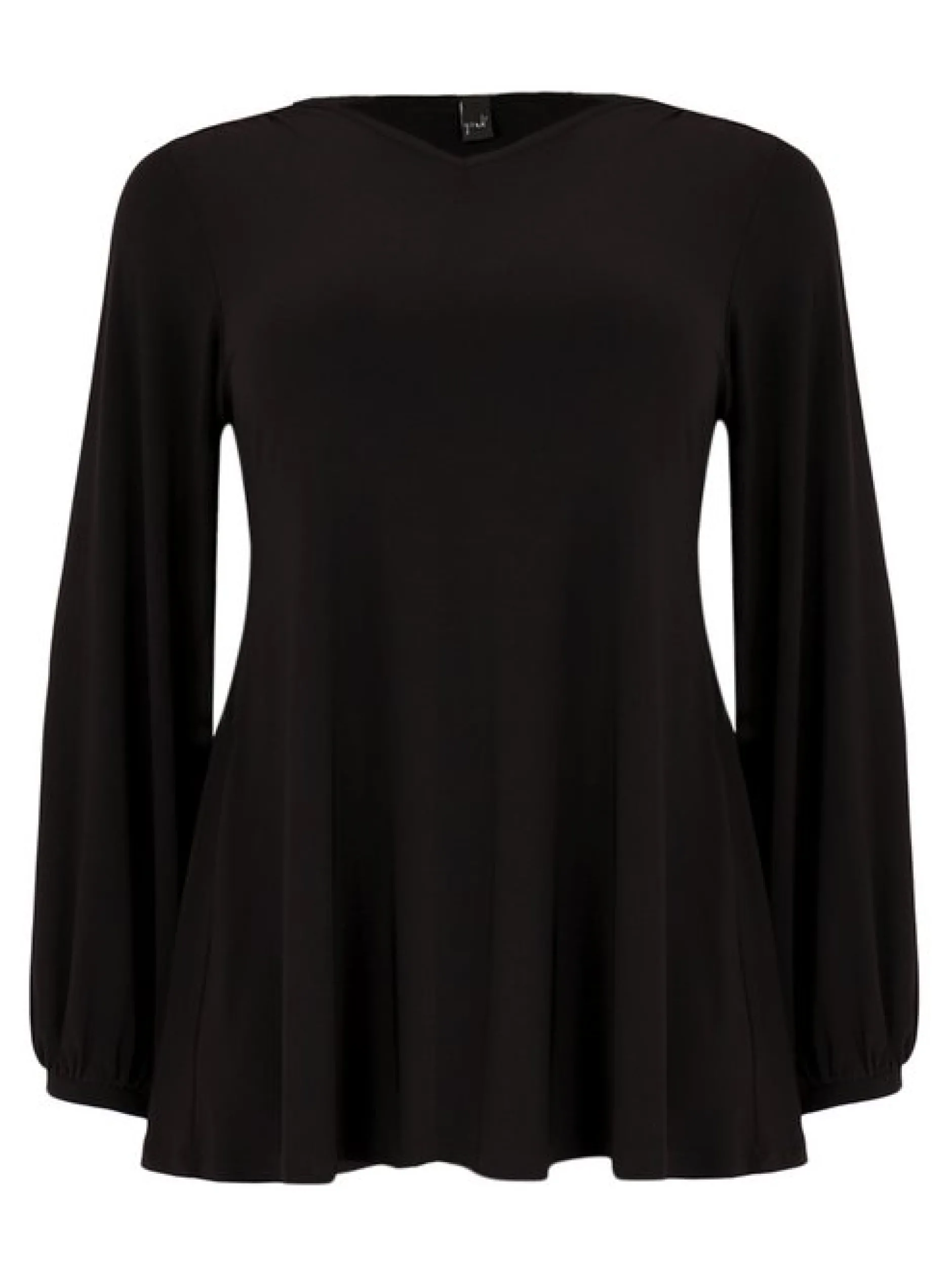 YOEK Damen Blusenshirt in schwarz