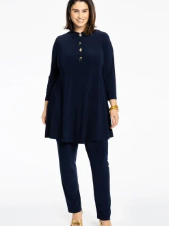 YOEK Damen Hose in blau
