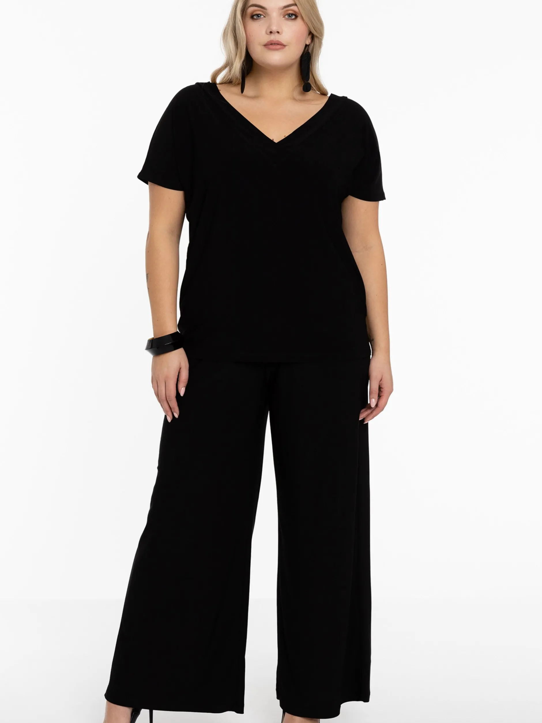 YOEK Damen Hose in schwarz
