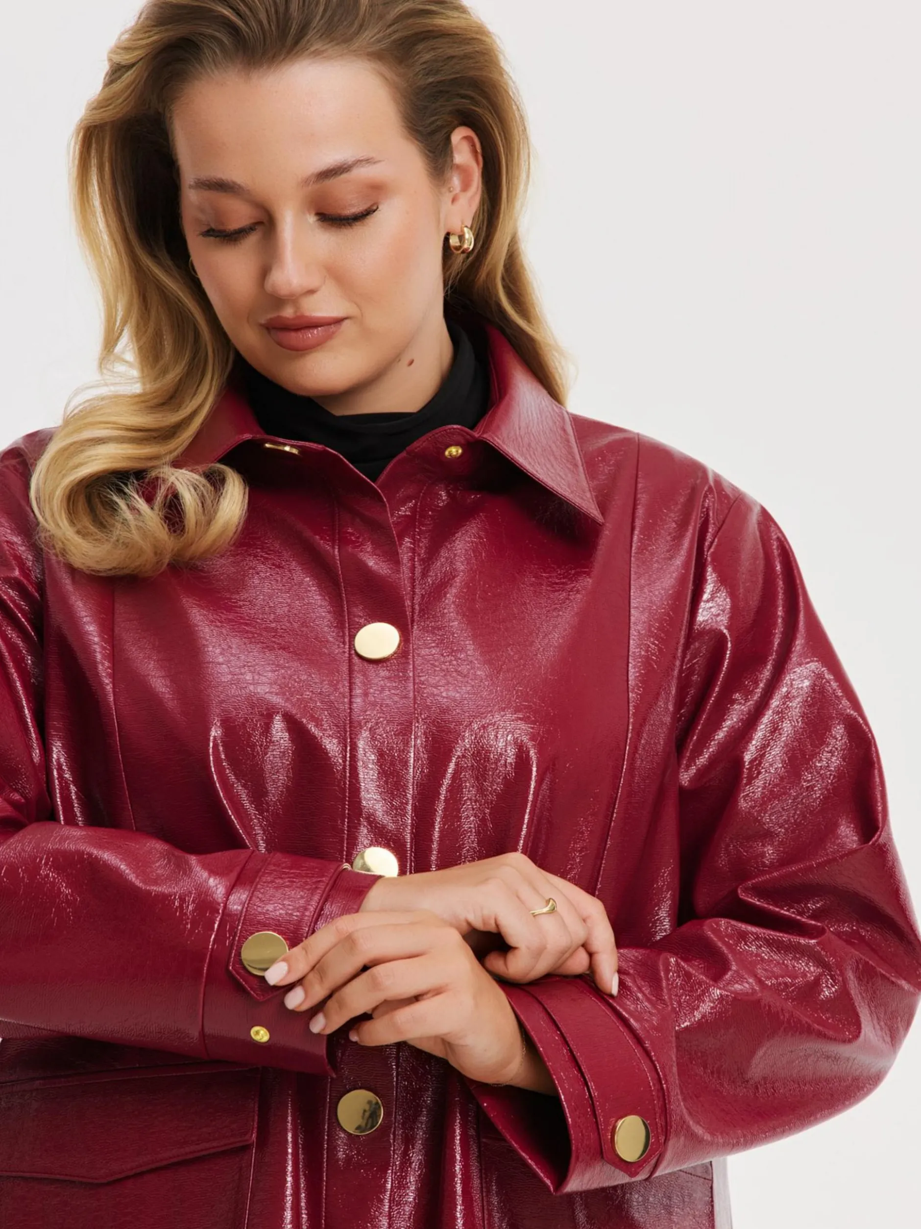 YOEK Damen Jacke in rot