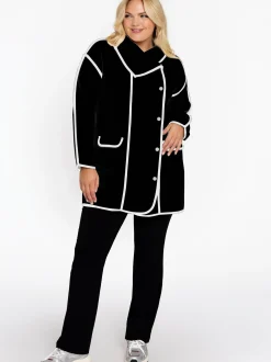 YOEK Damen Jacke in schwarz