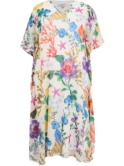 YOEK Damen Kaftan in mehrfarbig