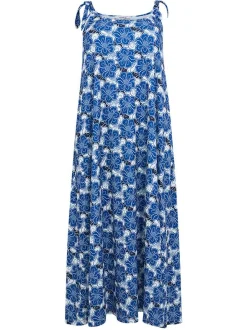 YOEK Damen Kleid in blau