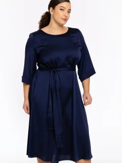 YOEK Damen Kleid in blau