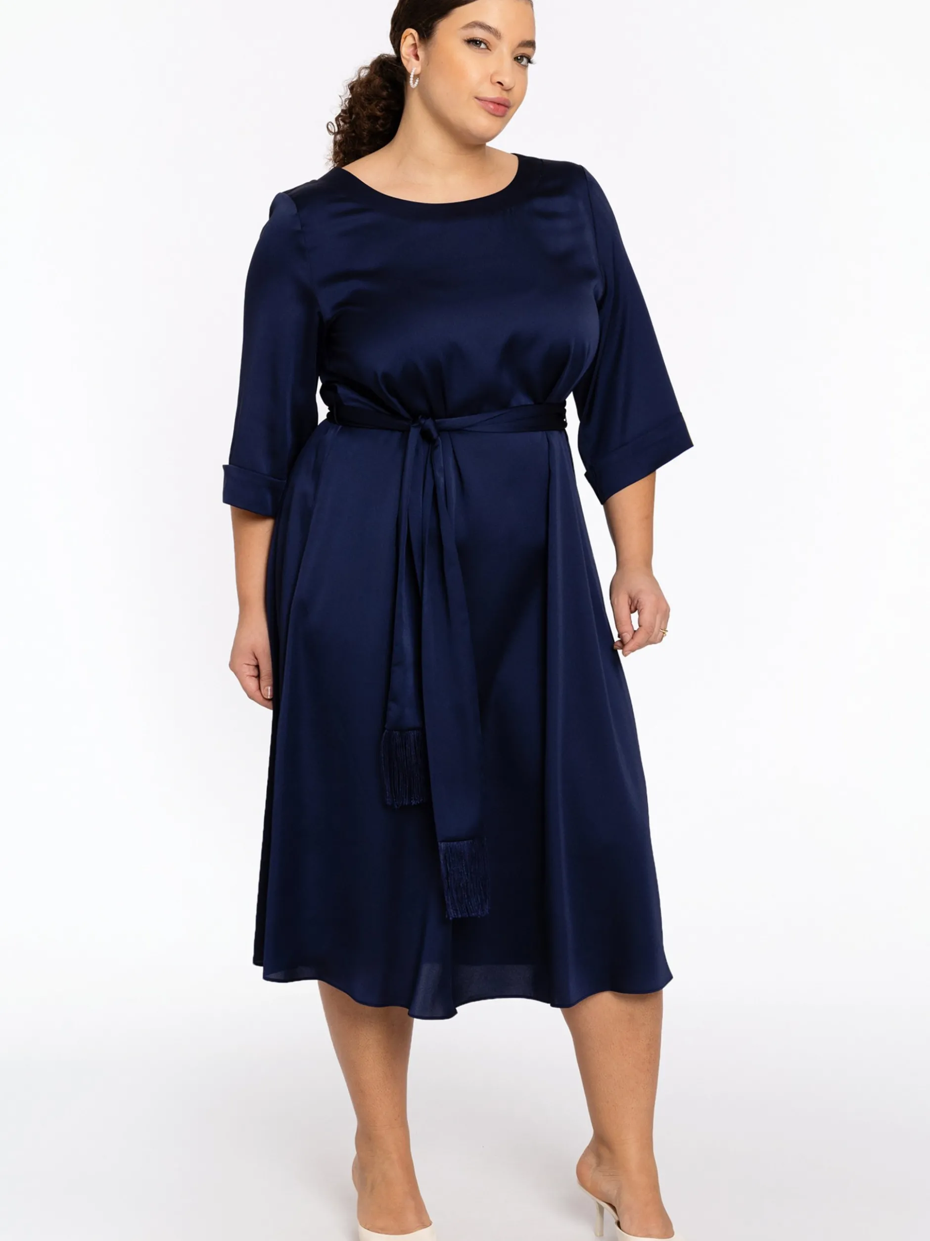 YOEK Damen Kleid in blau