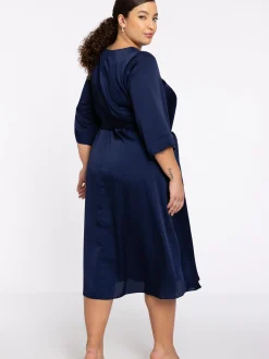 YOEK Damen Kleid in blau