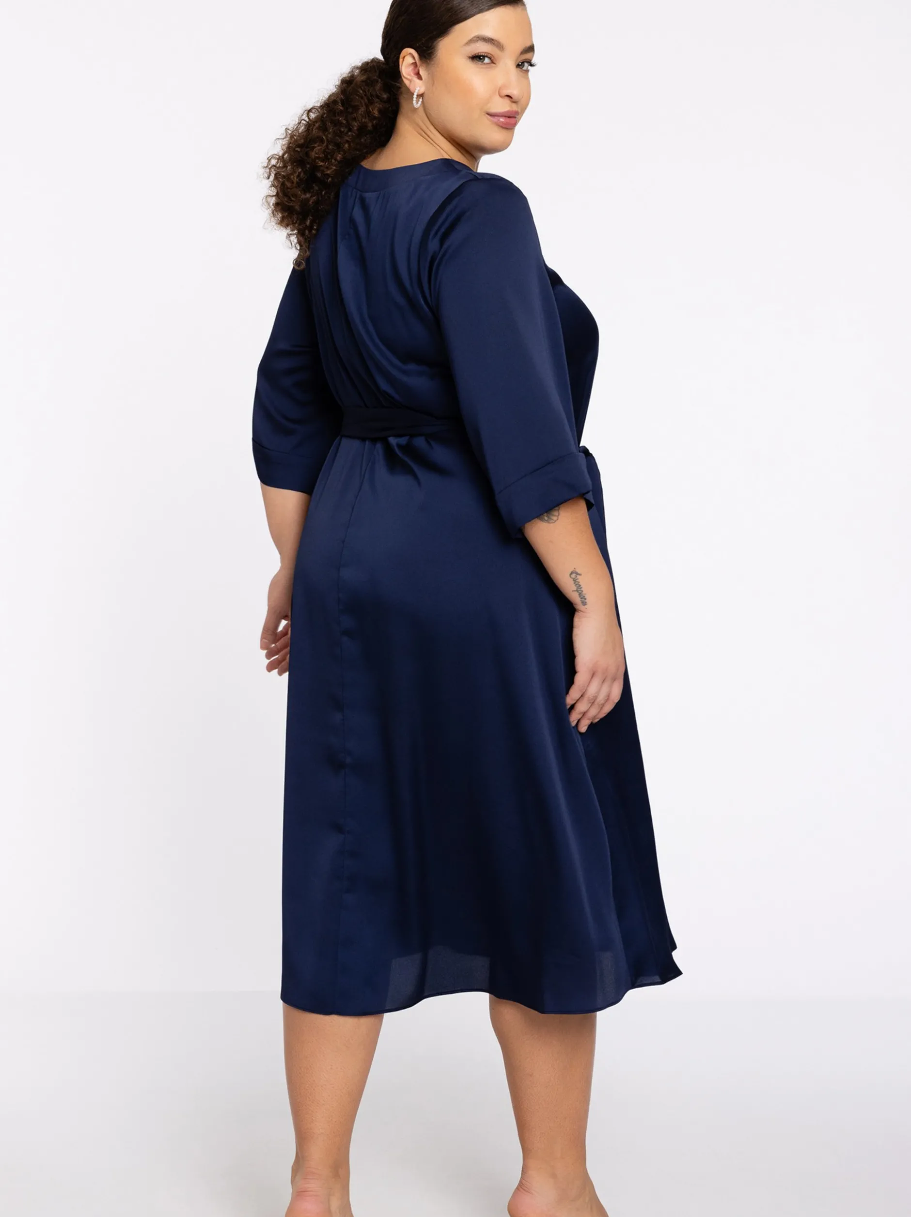 YOEK Damen Kleid in blau