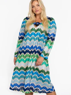 YOEK Damen Kleid in blau