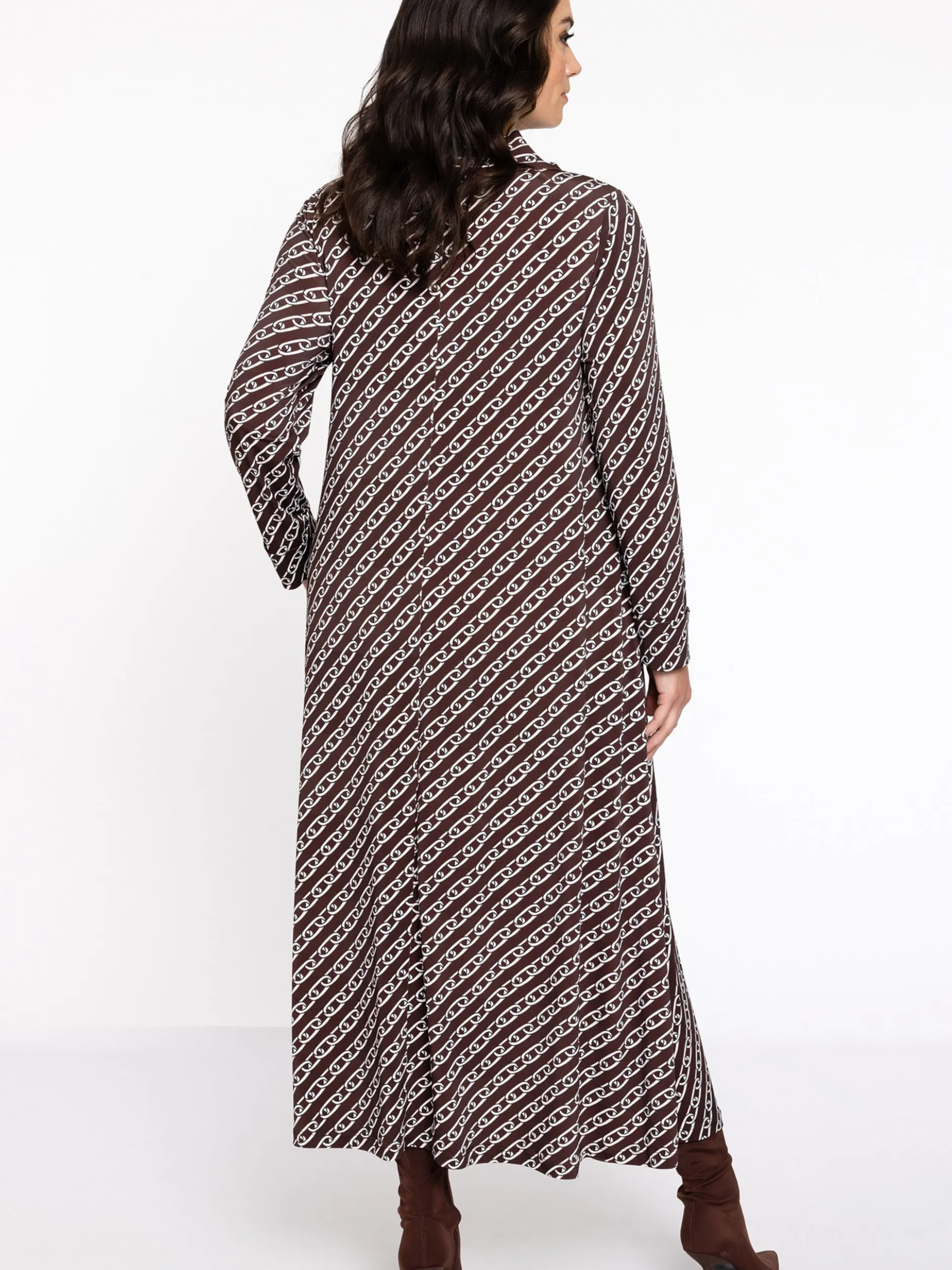 YOEK Damen Kleid in braun