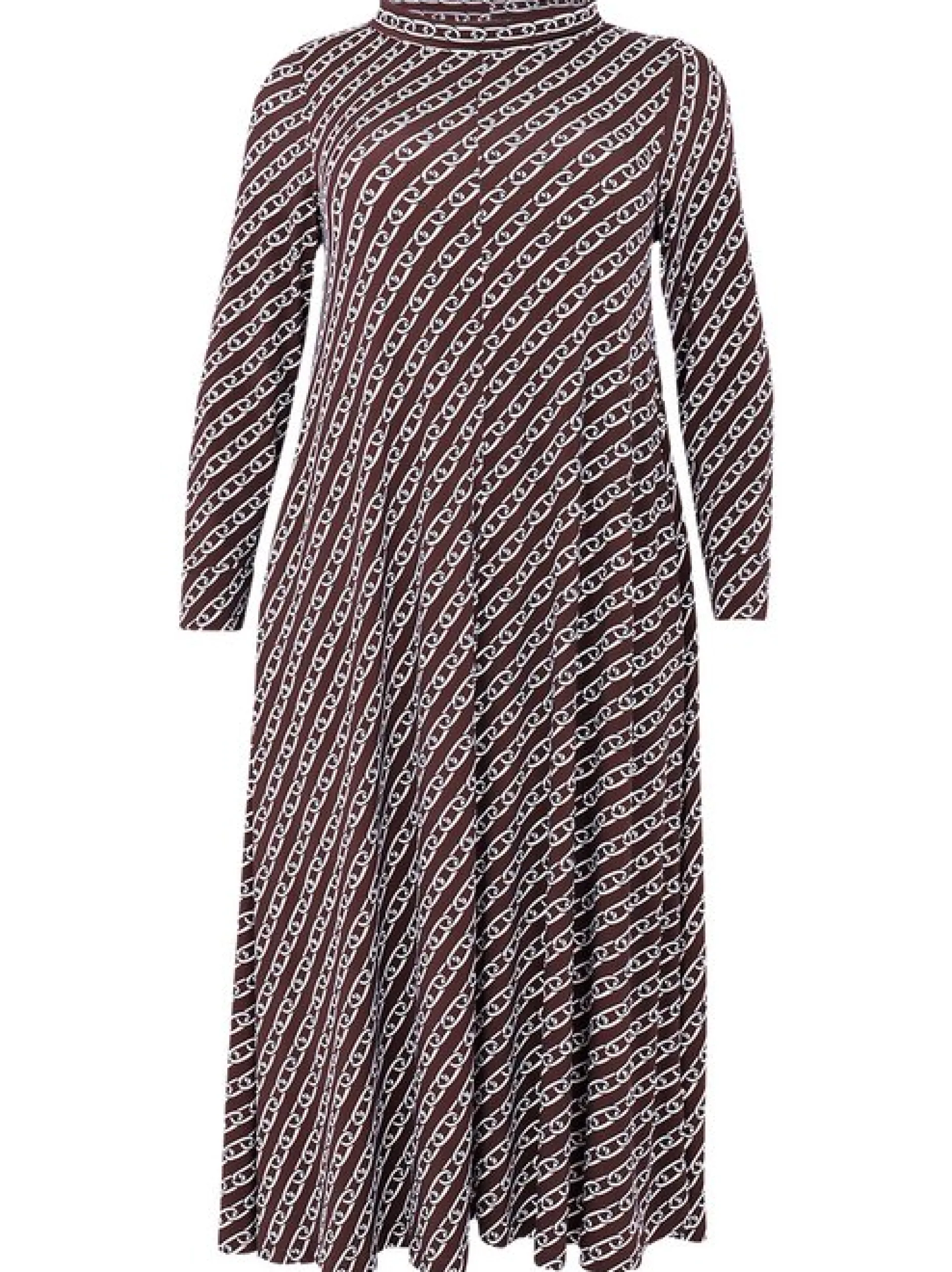 YOEK Damen Kleid in braun