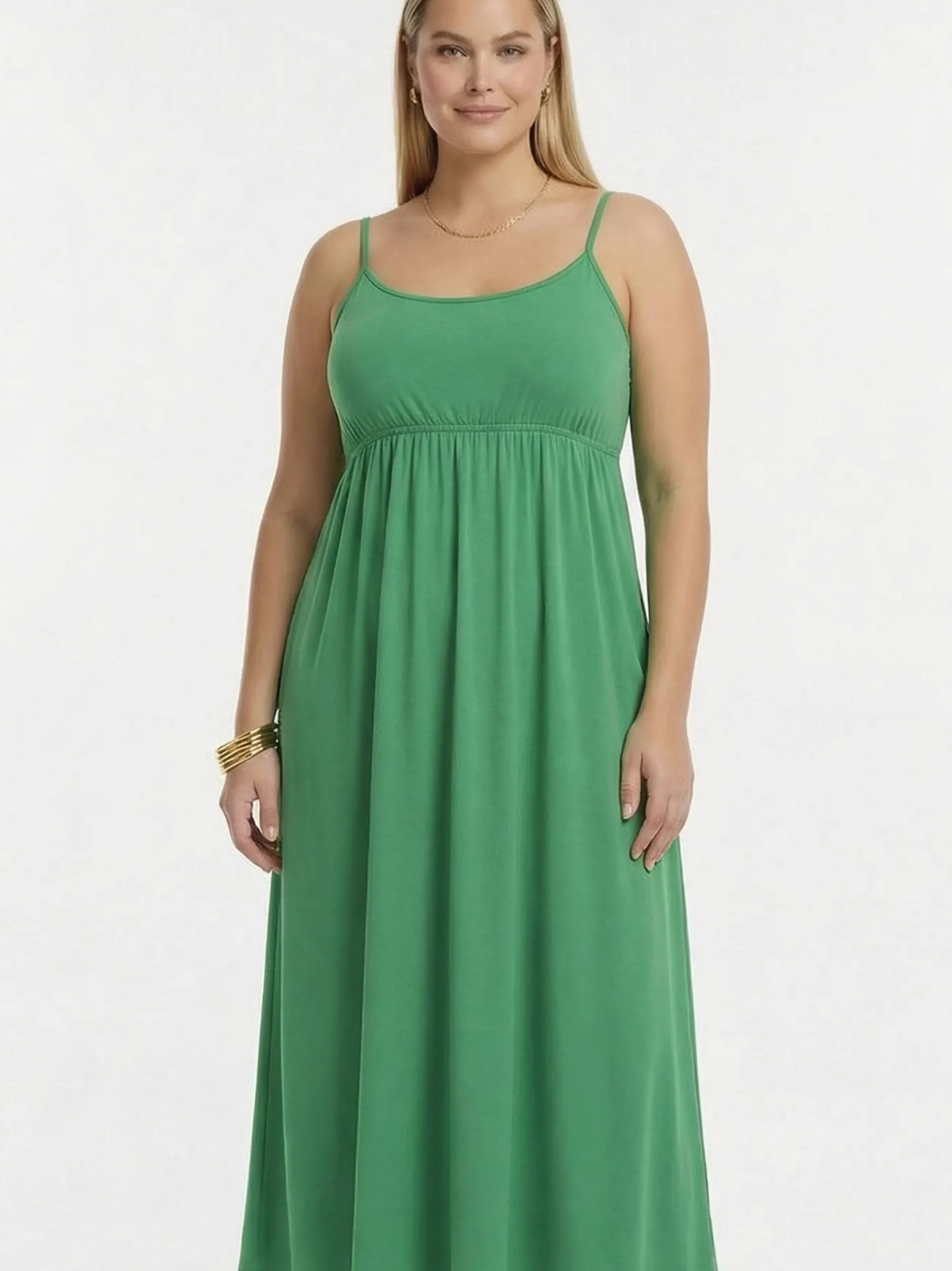 YOEK Damen Kleid in grün