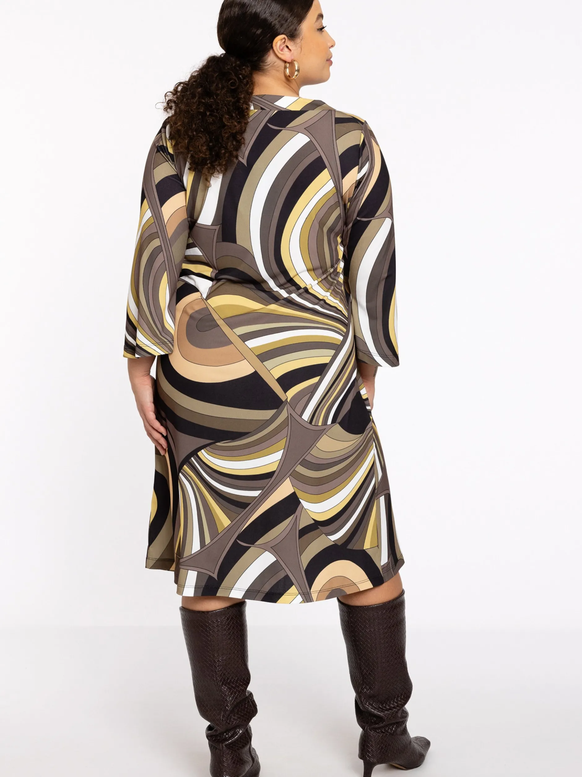 YOEK Damen Kleid in mehrfarbig