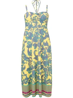 YOEK Damen Kleid in mehrfarbig