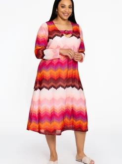 YOEK Damen Kleid in rosa