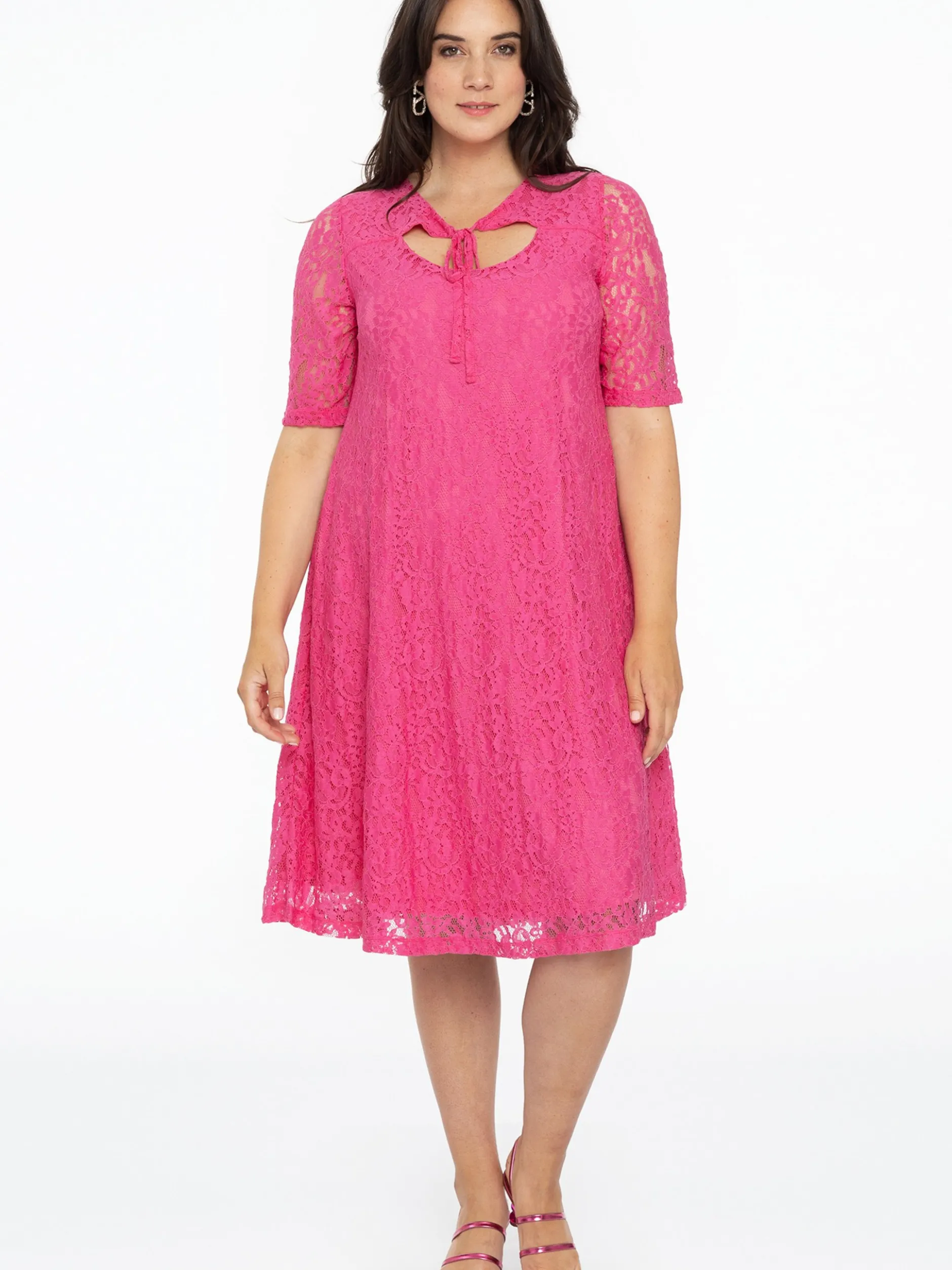 YOEK Damen Kleid in rosa