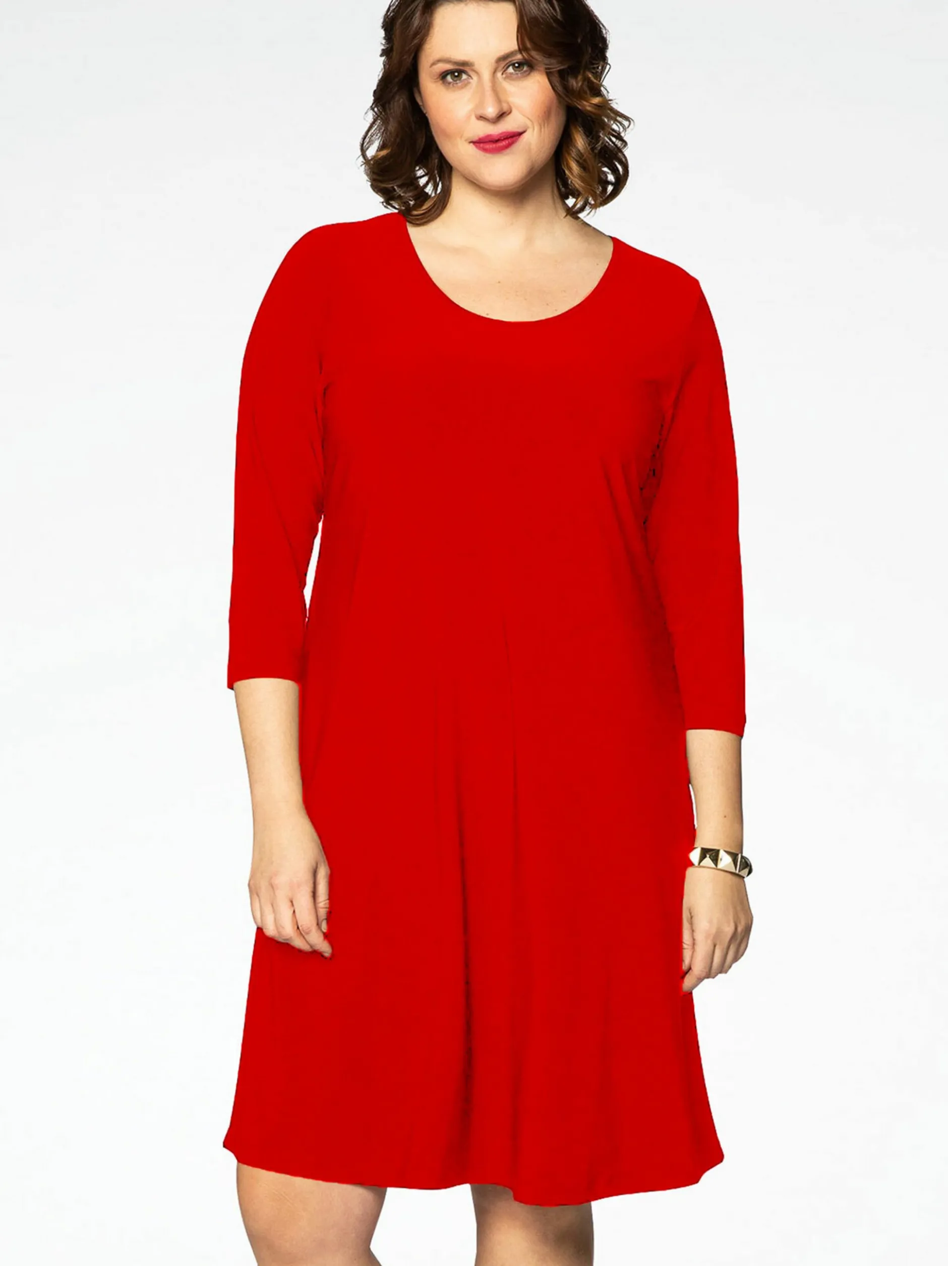 YOEK Damen Kleid in rot