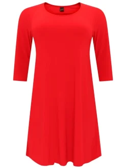 YOEK Damen Kleid in rot