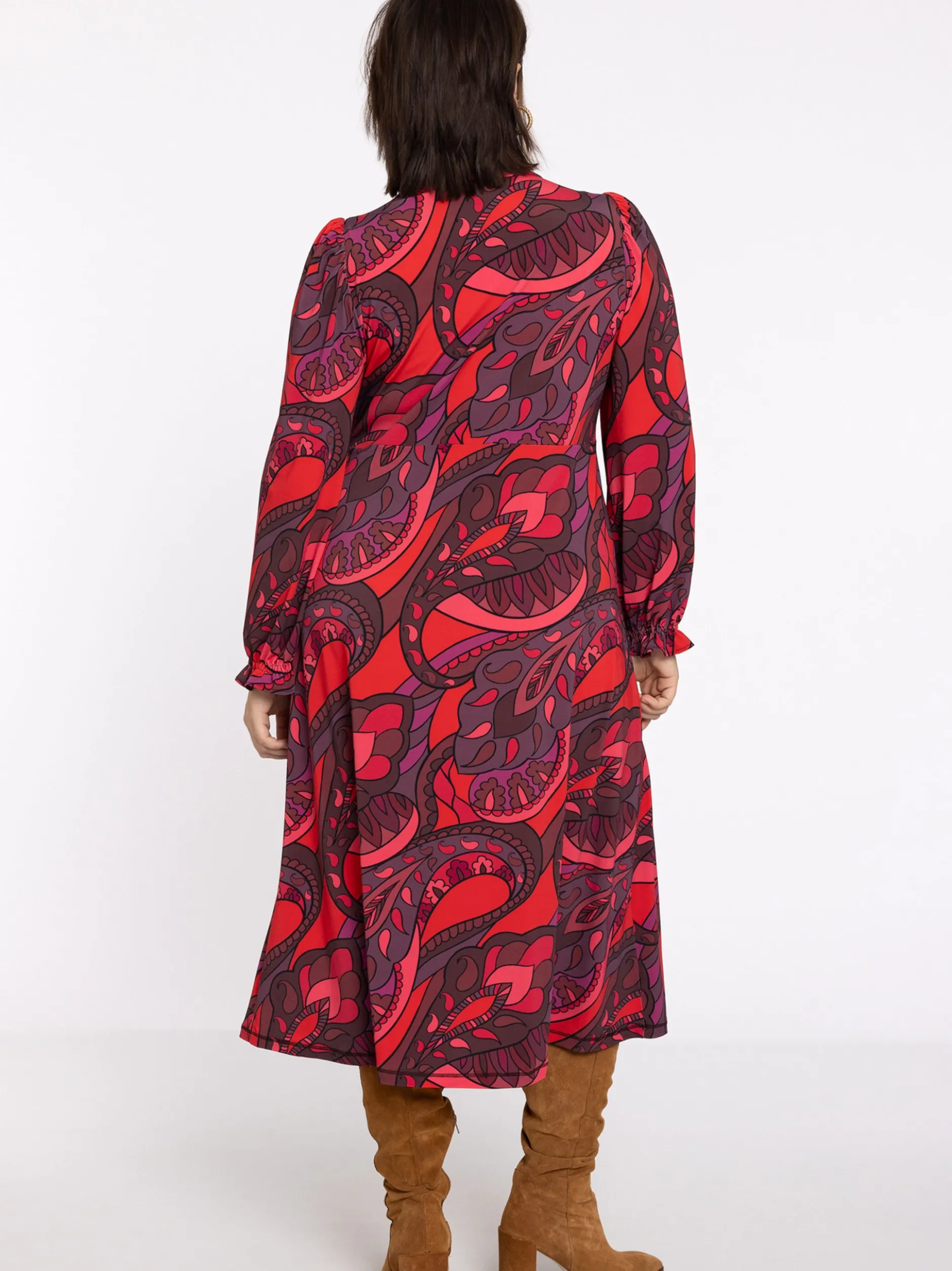 YOEK Damen Kleid in rot