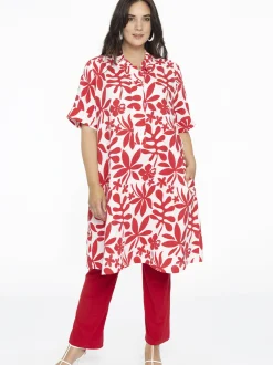 YOEK Damen Kleid in rot