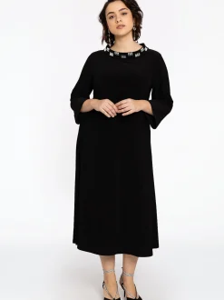 YOEK Damen Kleid in schwarz