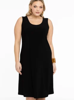 YOEK Damen Kleid in schwarz