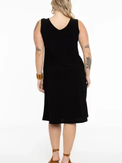 YOEK Damen Kleid in schwarz