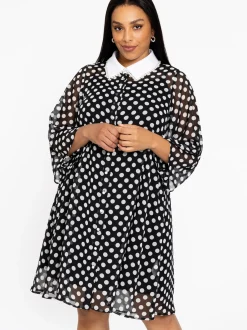 YOEK Damen Kleid in schwarz