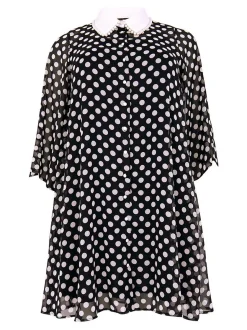 YOEK Damen Kleid in schwarz