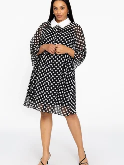 YOEK Damen Kleid in schwarz