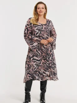 YOEK Damen Kleid in schwarz