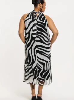 YOEK Damen Kleid in schwarz