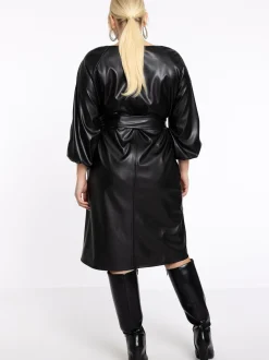 YOEK Damen Kleid in schwarz